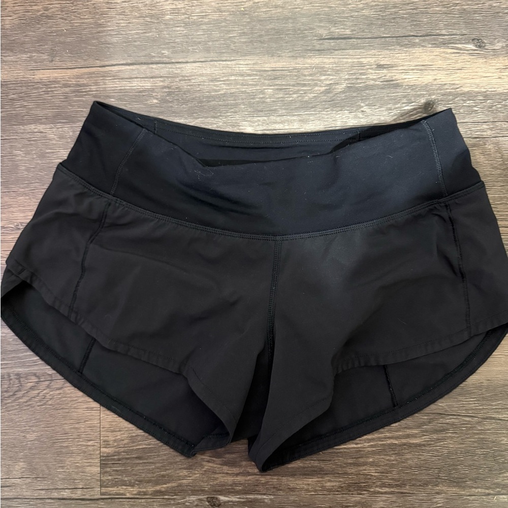 lululemon athletica Women's Black Athletic Shorts